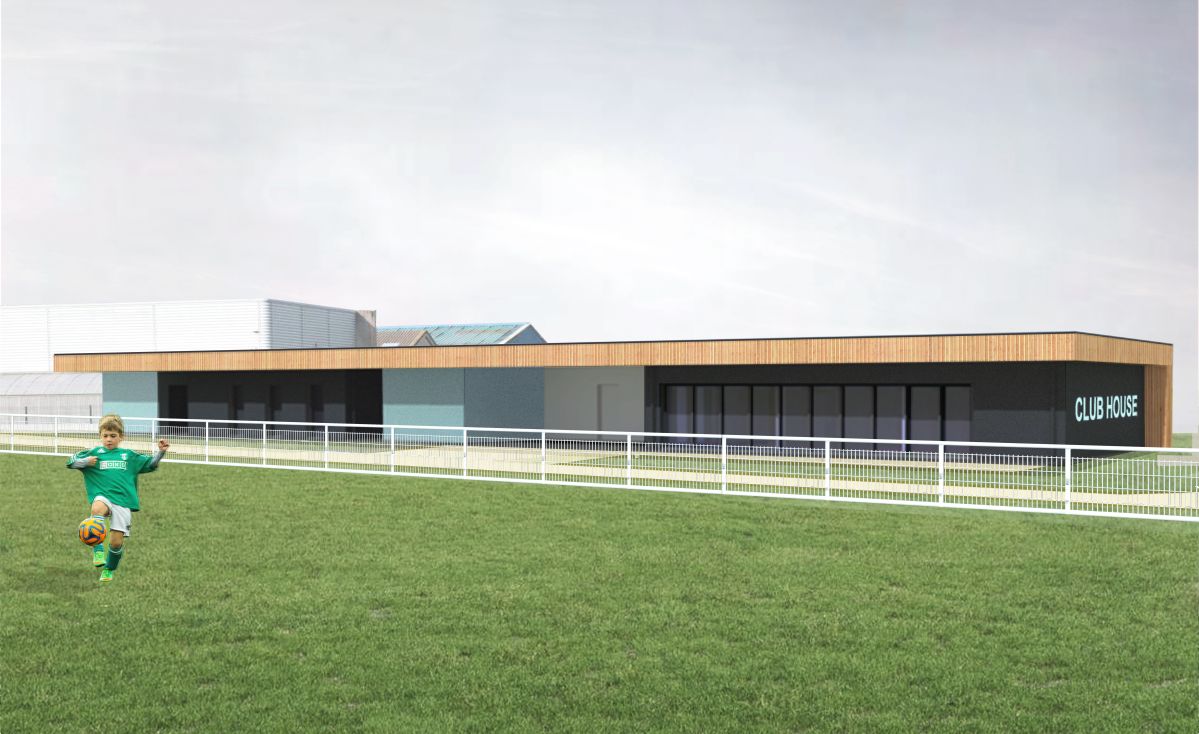Tribunes et Vestiaires Foot pour l'US Blériot-Plage