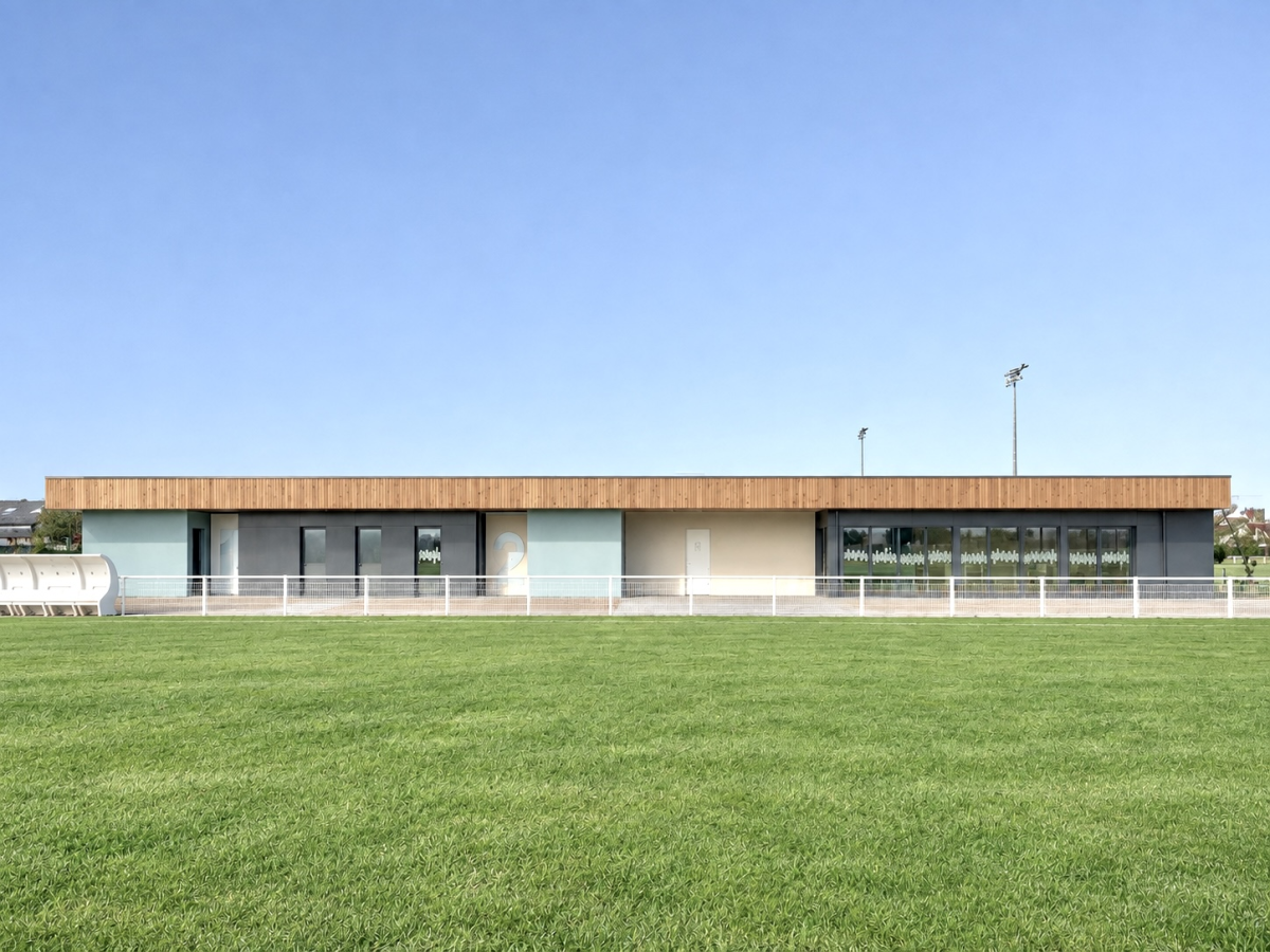 Tribunes et Vestiaires Foot pour l'US Blériot-Plage