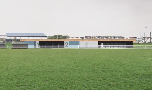 Tribunes et Vestiaires Foot pour l'US Blériot-Plage