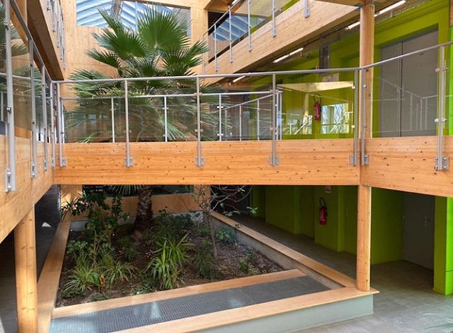 Un Internat entièrement en bois