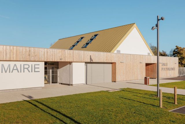 Nouvelle Mairie à Campagne-lès-Boulonnais