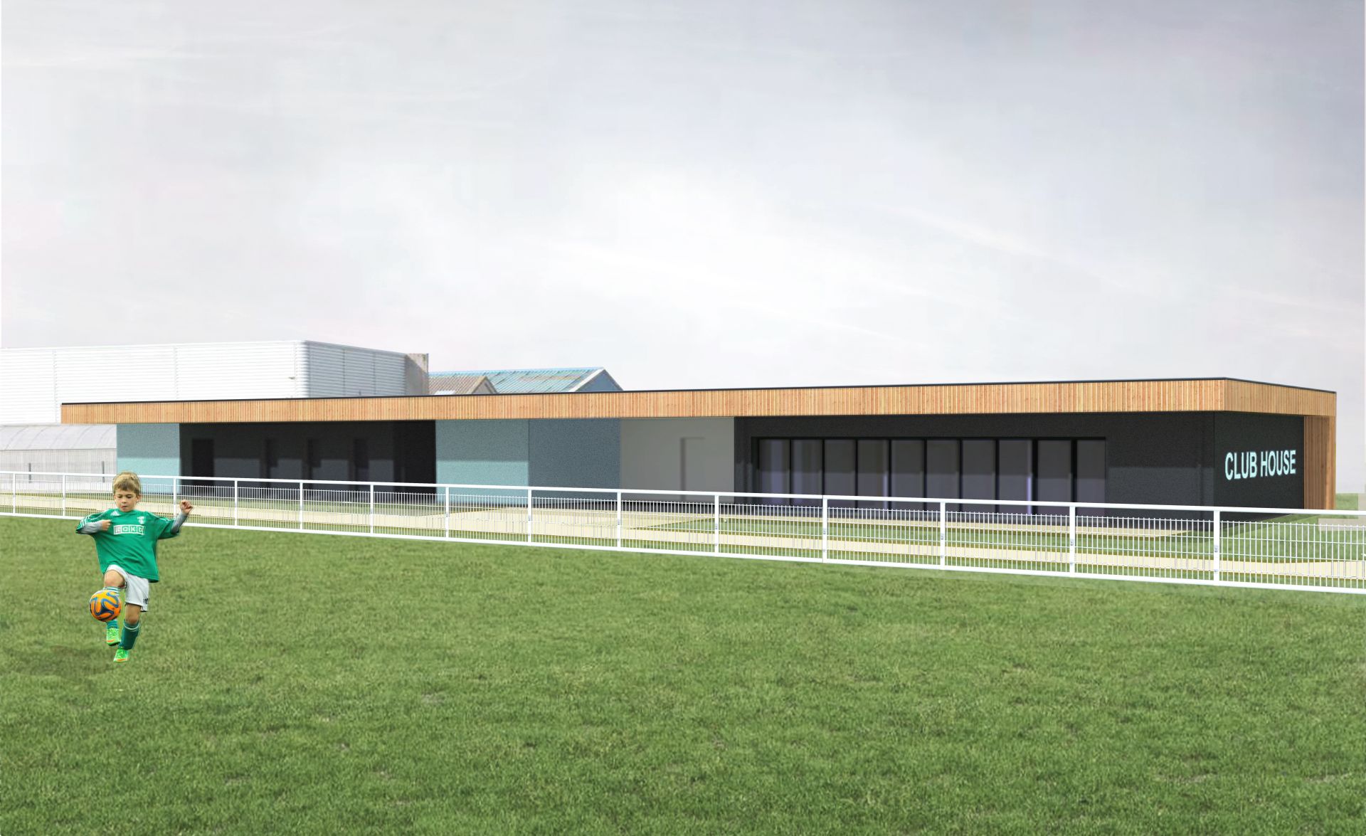 IODA Architectes - Tribunes et Vestiaires Foot pour l'US Blériot-Plage